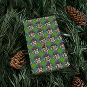 Two Snowmen Gift Wrap Papers - Snowmen Winter Wonderland Design