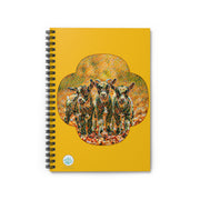 Three Kids Spiral Notebook – Cute Goat Design for Nature Lovers