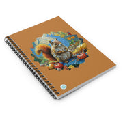 Squirrel Chase Spiral Notebook - Perfect for Nature Lovers Autumn Theme