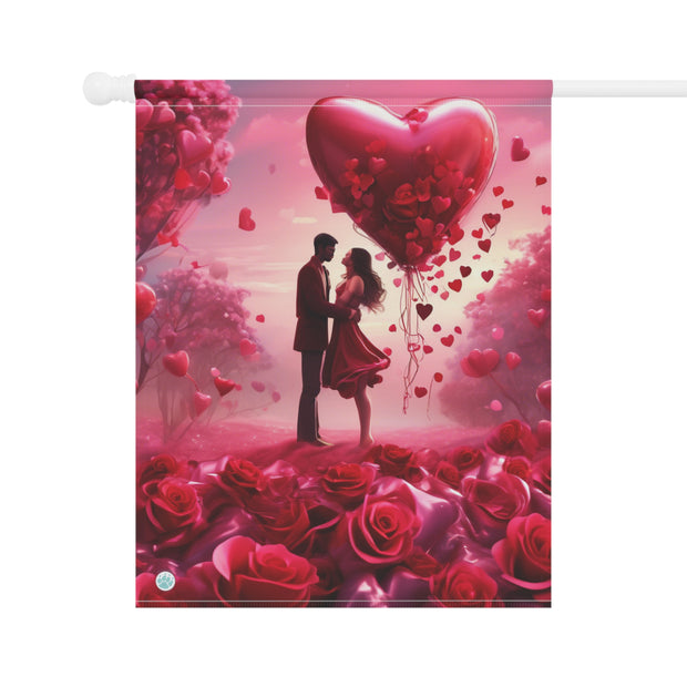 Whispers of Love Garden Banner - Romantic Artwork