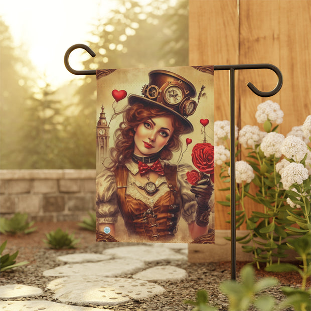 Timeless Affection House Banner -  Steampunk - Vintage - Valentine Art