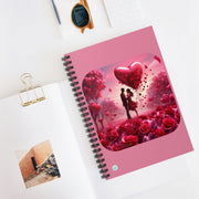 Whispers of Love Spiral Notebook - Ruled Line - Valentines Day - Romantic