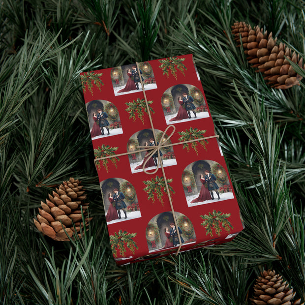 Silent Entry Holiday Gift Wrap Papers - Scottish Holidays - Vintage Feel