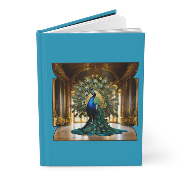 French Peacock Hardcover Journal Matte