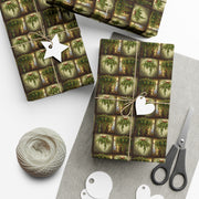 Boughs of Holly Gift Wrap Papers - Holly Decor Holiday Season Peace and Good Will Design