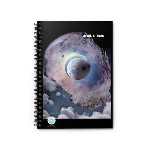 Total Eclipse 2024 Spiral Notebook - Ruled Line for Astronomy Lovers - Perfect Gift for Space Enthusiasts - Cosmic