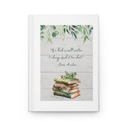 Jane Austen Quote Hardcover Journal Matte