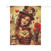 Timeless Affection House Banner -  Steampunk - Vintage - Valentine Art