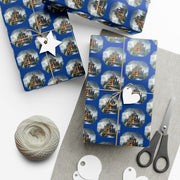 Castle at Christmas Gift Wrap Papers - Fantasy Christmas Castle Lovers Holiday Design