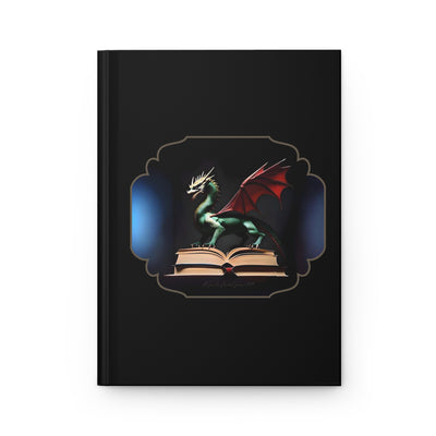 Book Dragon Hardcover Journal Matte