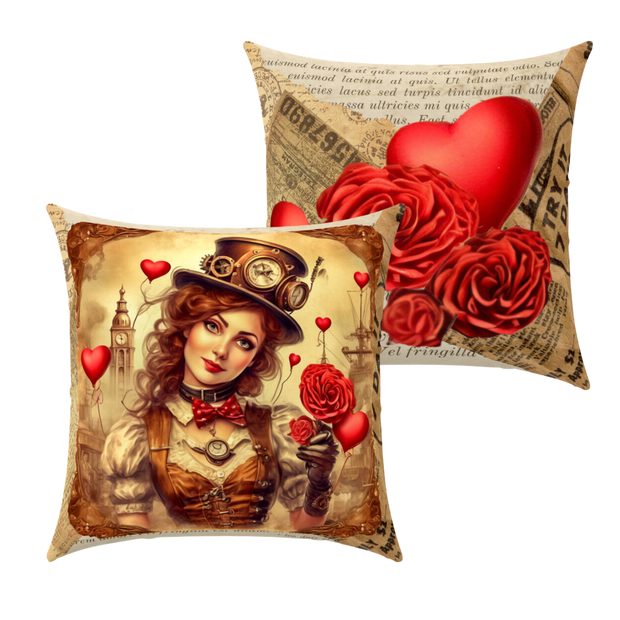 Timeless Affection Knife Edge Throw Pillow Cover - Cover Only